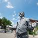 A human statue performs on North University during the Ann Arbor Street Art Fair, Friday, July 19.
Courtney Sacco I AnnArbor.com 